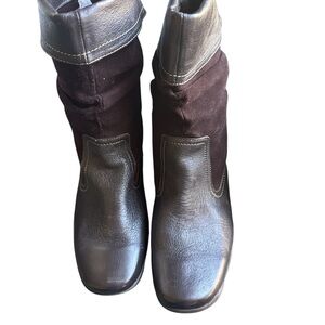 Naturalizer size 10 Elegant Brown Leather Women's Boots